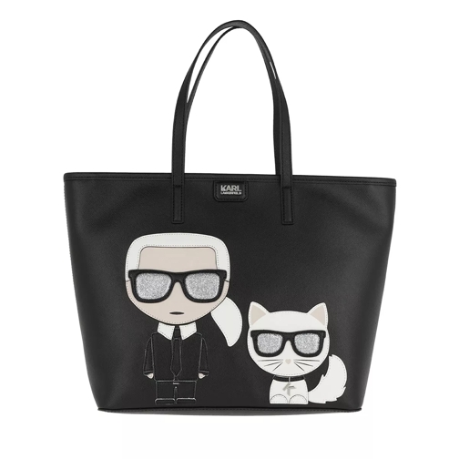 Karl Lagerfeld K/Ikonik Shopper Black Shopping Bag