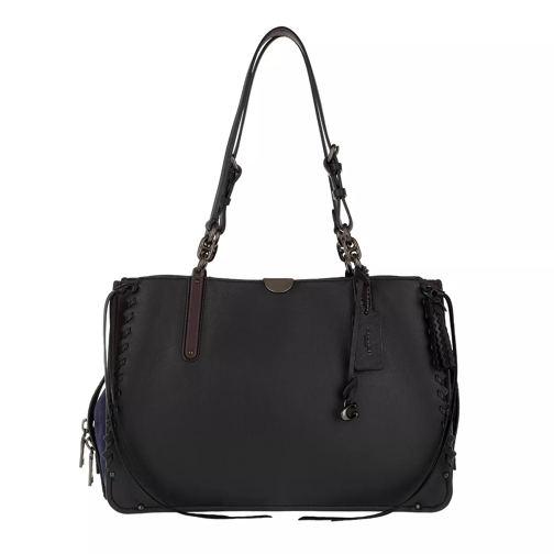 Coach Mixed Leather Dreamer Tote 36 Black Tote