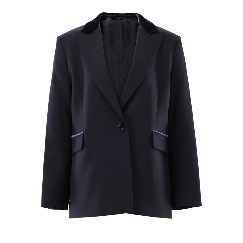 VAN LAACK Blazer Mantel Modern Fit Uni blau