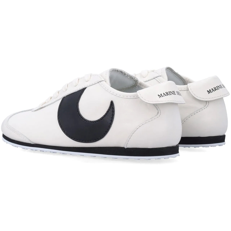Marine Serre Sneaker basse Ms Astra Sneaker Beige weiß(Image 4)