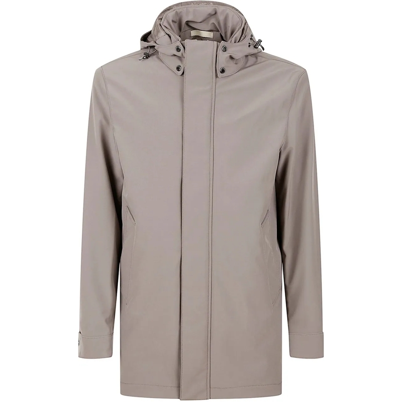 Woolrich Daunenjacke Coats Dove Grey grau