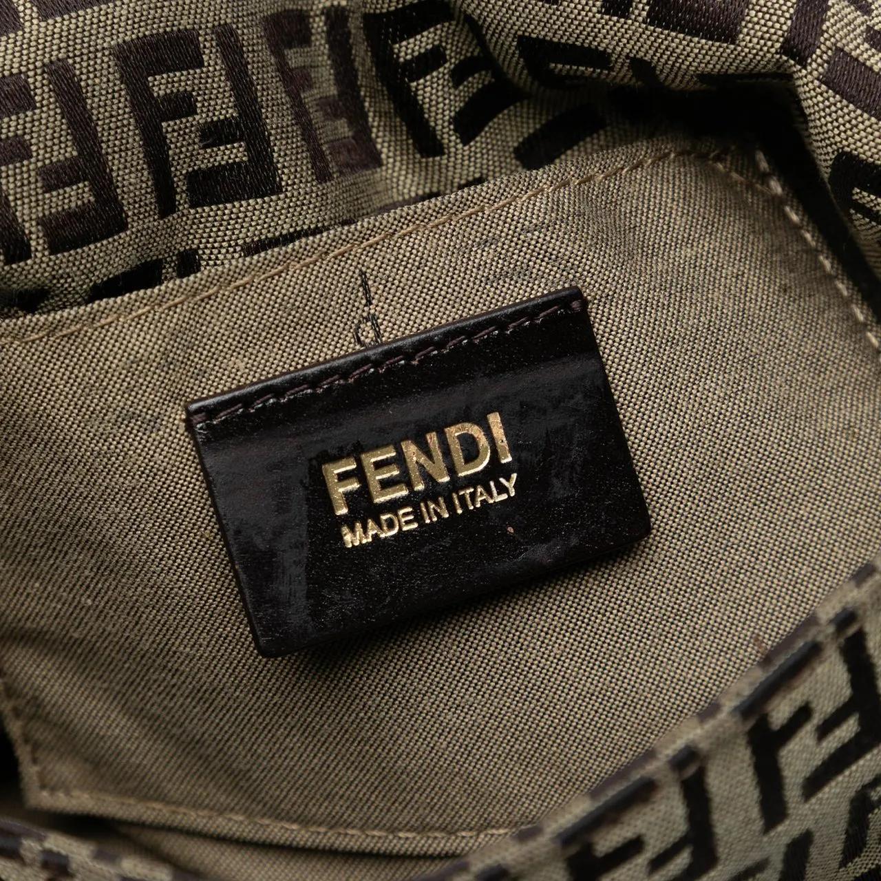 Thumbnail - Fendi Hobo Bags - Mini Zucchino Canvas Mamma Forever - Gr. unisize - in Braun - für Damen