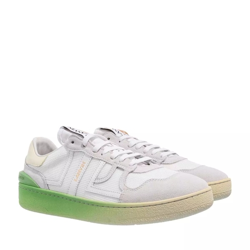 Lanvin Clay Low Top Sneakers White/Yellow Low-Top Sneaker