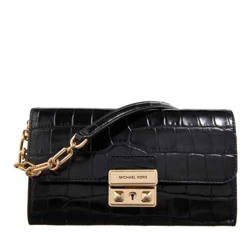 MICHAEL Michael Kors Pochette Tribeca Long Wallet On Chain Crossbody Black