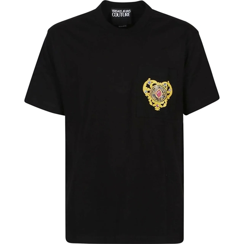 Versace Jeans Couture T-shirts Small Heart Couture T-shirt Black schwarz