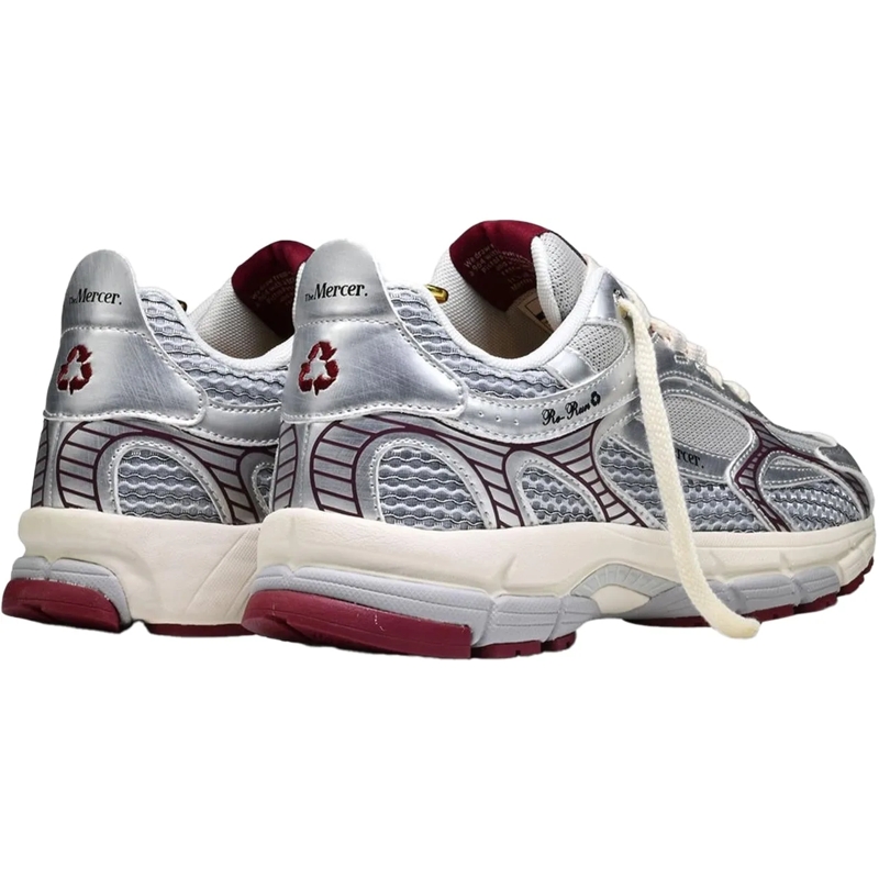 MERCER AMSTERDAM Low-Top-Sneaker Dames The Re-Run Twin Mesh grau(Image 3)