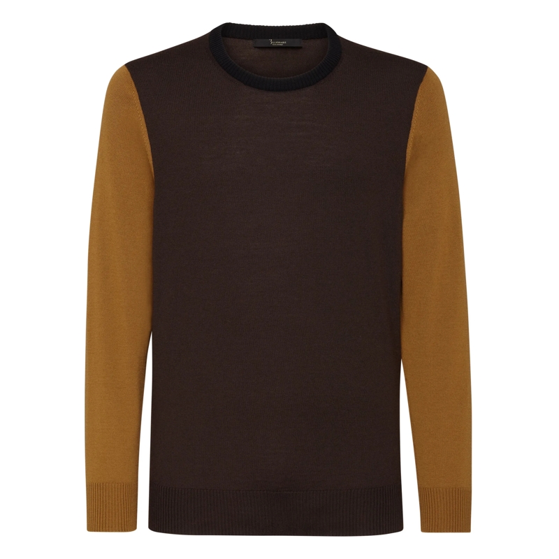 BILLIONAIRE  Rundhalspullover dunkel-braun
