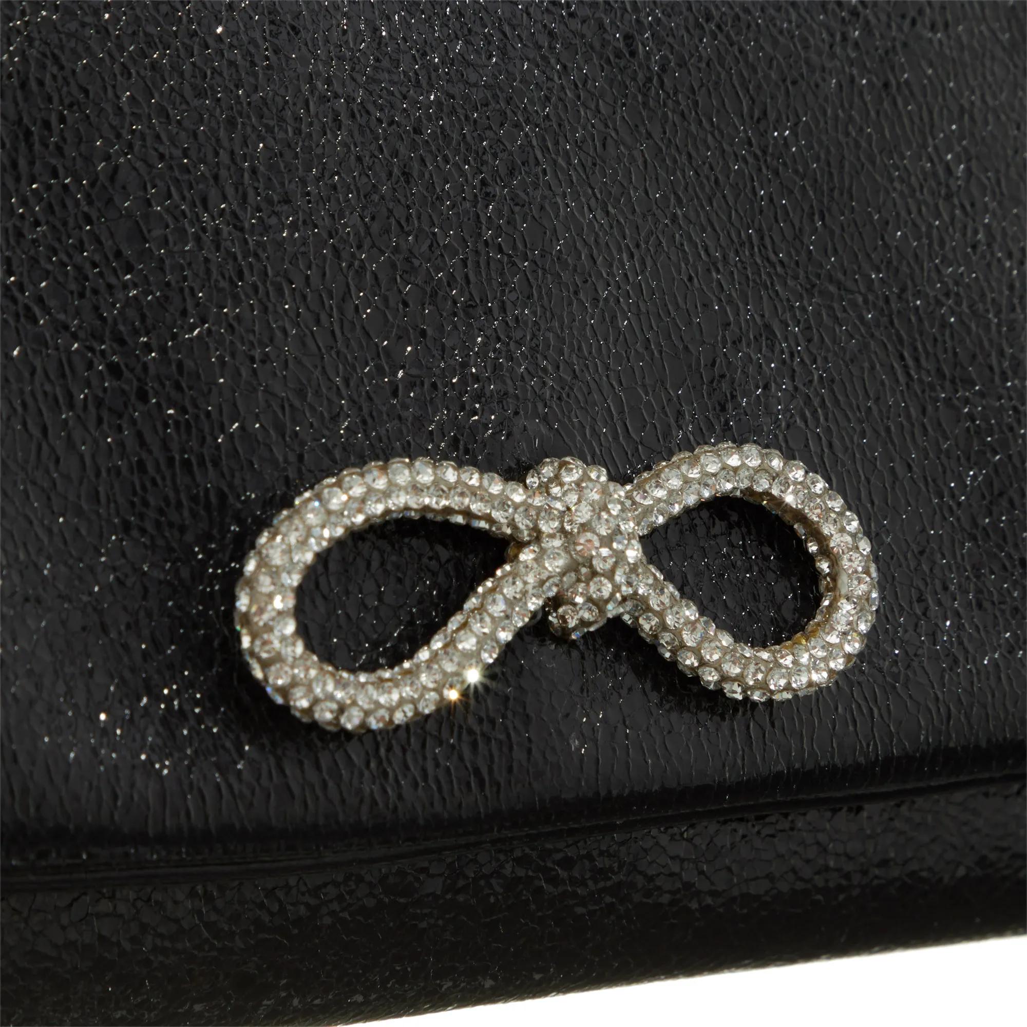 abro Clutches Clutch Strass Black Nickel in zwart