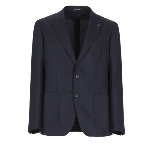 Tagliatore Blazer Virgin Wool Jacket Blue