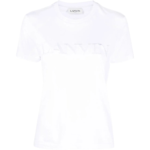 Lanvin T-Shirts Top White White weiß