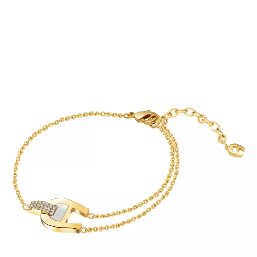 AIGNER A Logo Bracelet With Crystals gold Braccialetti