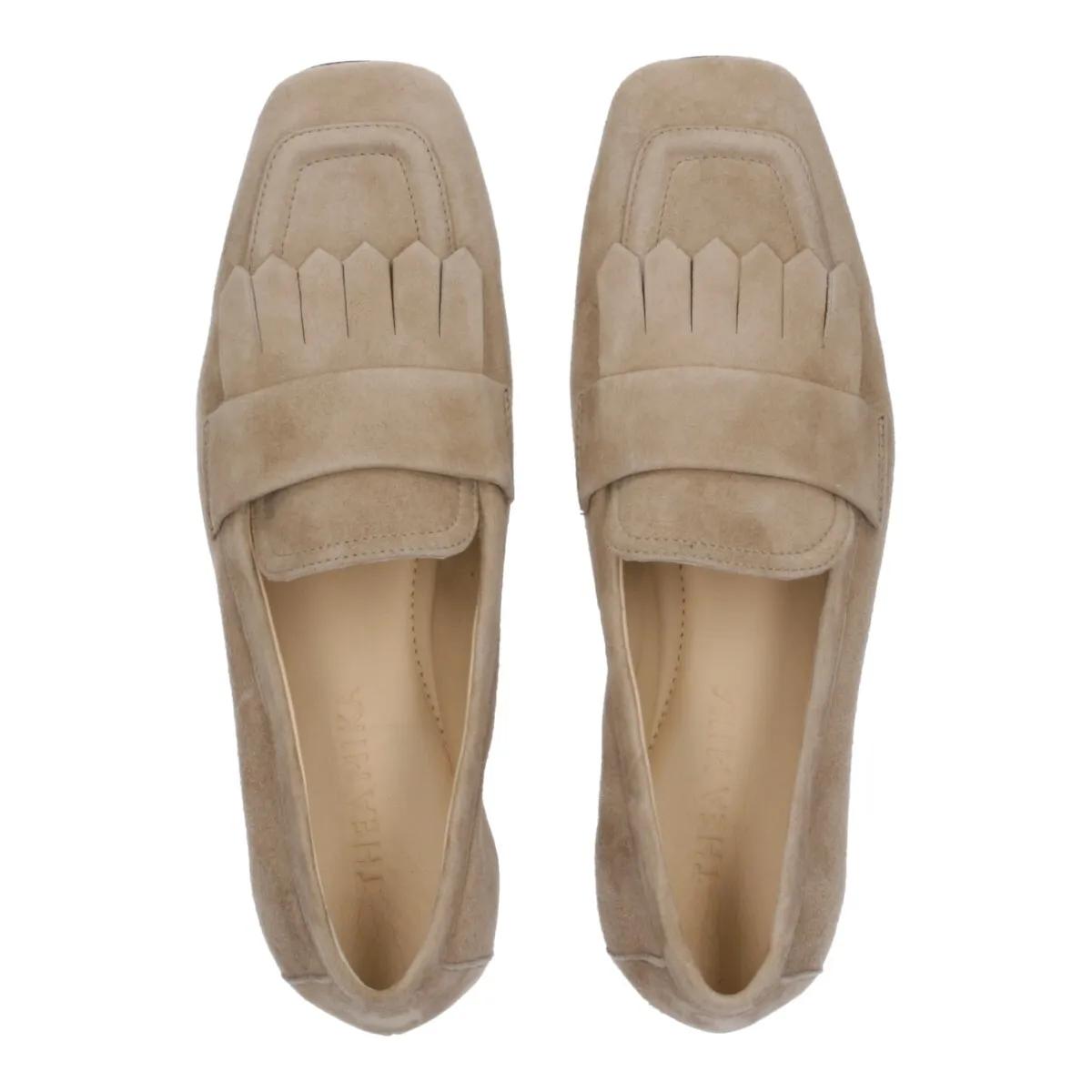 Thumbnail - Thea Mika Slipper & Pantoletten - Mokassins - Gr. 38 (EU) - in Beige - für Damen