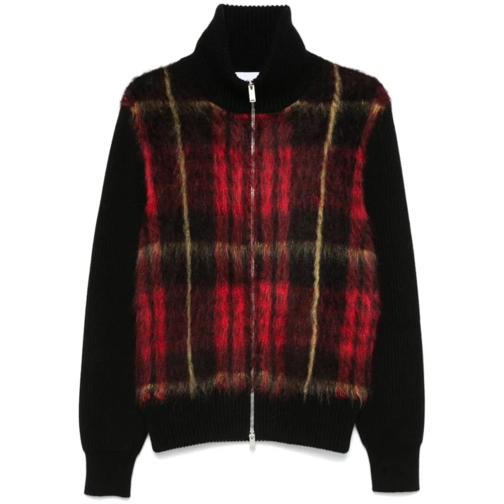 Alexander McQueen Multicolor Tartan Zip-Up Cardigan Multicolor Strickjacke