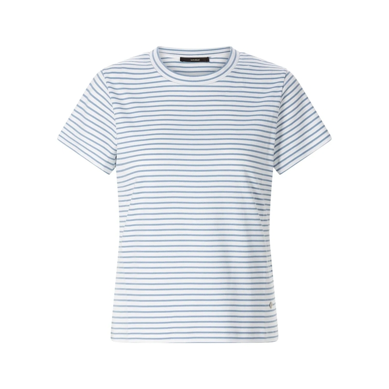 windsor. T-shirt Gestreiftes T-Shirt blau(Image 3)