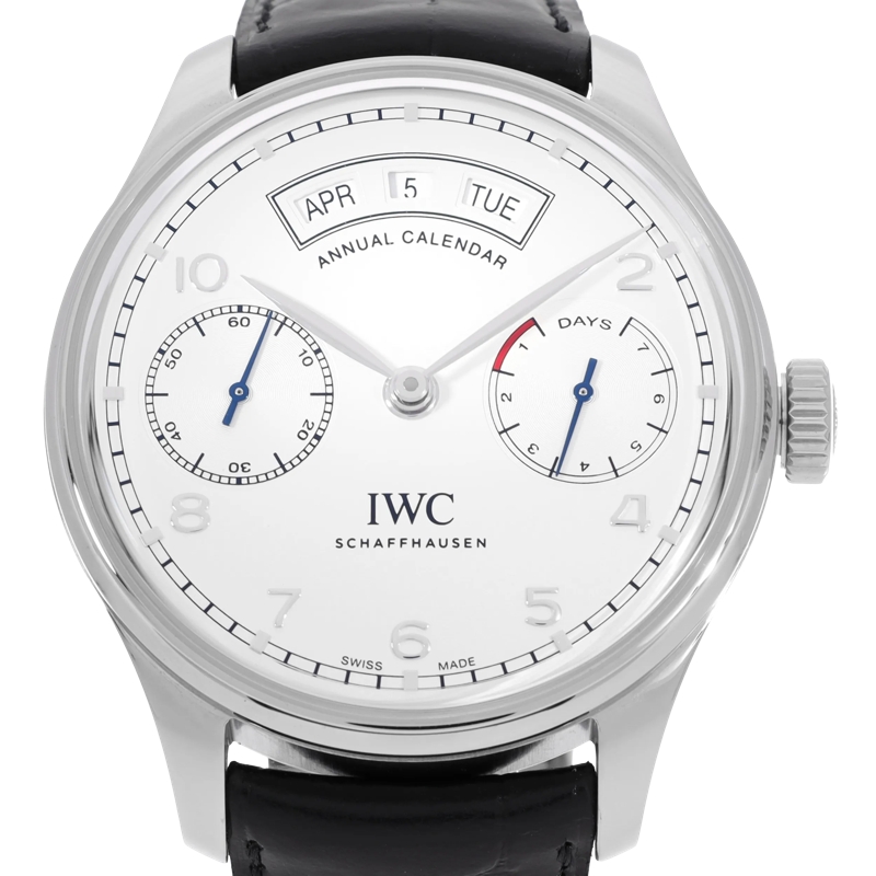 IWC Automatikuhr Portugieser Weiß