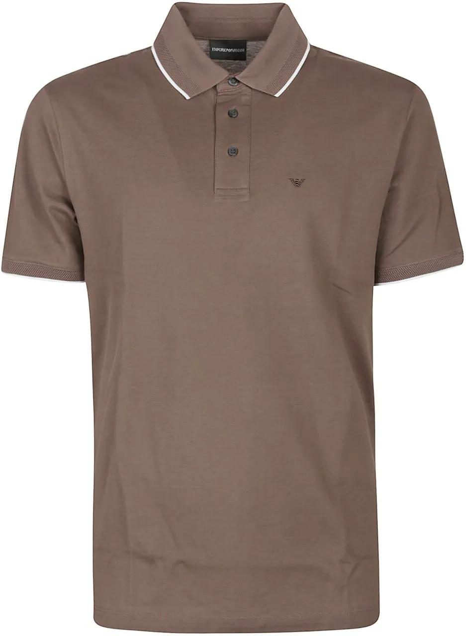 Thumbnail - Emporio Armani - Polo Choc - Größe XL - braun