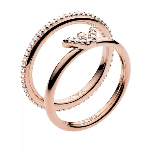 Emporio Armani Ladies Ring Rosègold Anello multi-ring