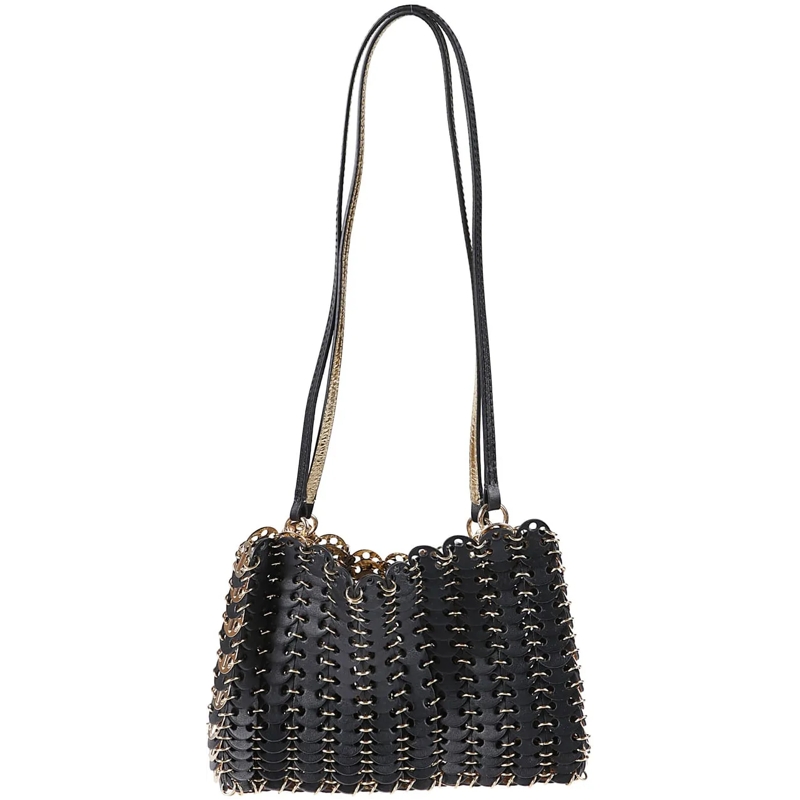 Paco Rabanne Tote 1969 Reversible Flip Bag Black schwarz