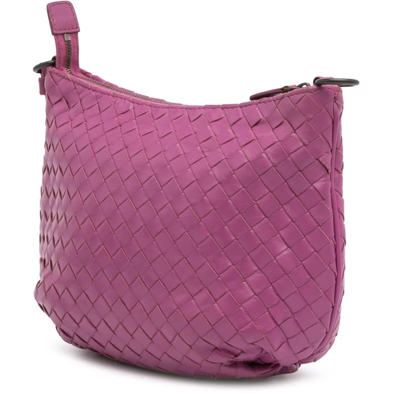 Bottega Veneta Schultertasche Nappa Intrecciato Crossbody lila