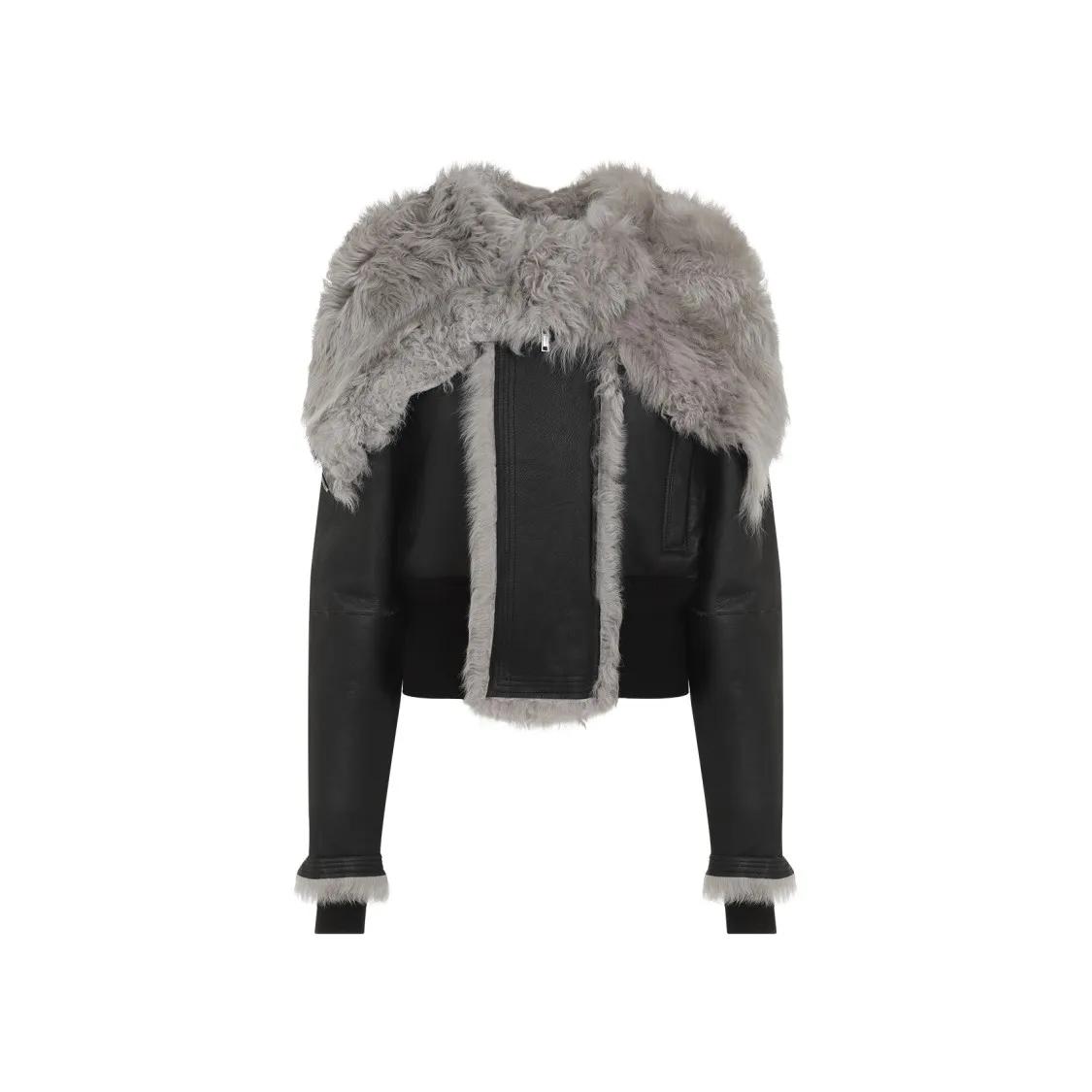 Rick Owens - Cropped Alice Parka - Größe 40 - schwarz