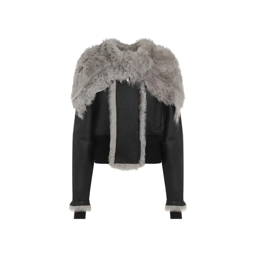 Rick Owens Cropped Alice Parka Black Parka rockar