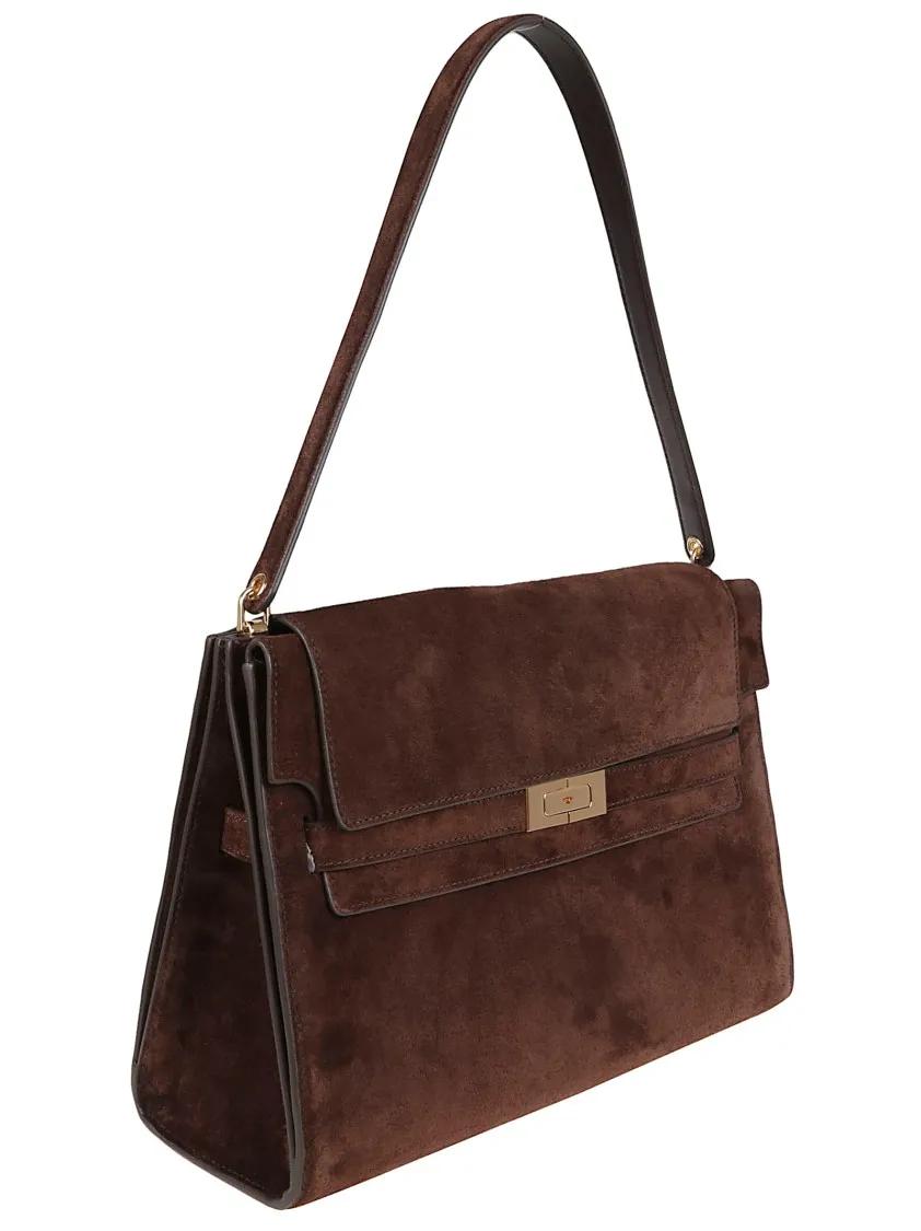 TORY BURCH Hobo bags Lee Radziwill Shoulder Bag in bruin
