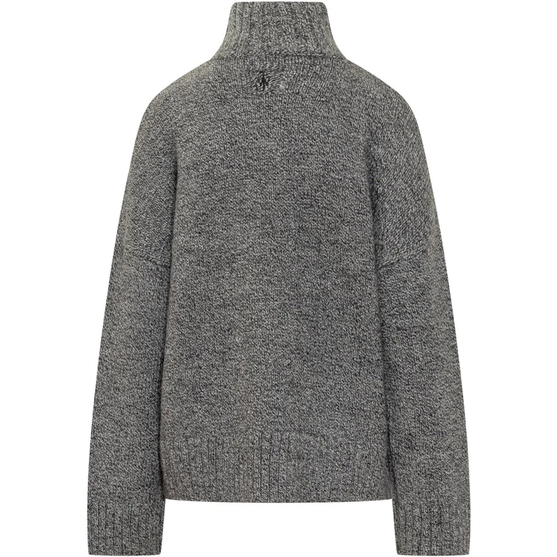J.W.Anderson  JW Anderson maglione con tasca in pelle grau(Image 2)