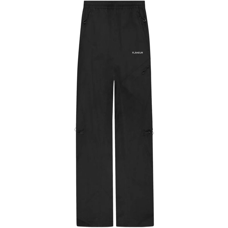 Flâneur  Turtle Nylon Trousers | Black schwarz
