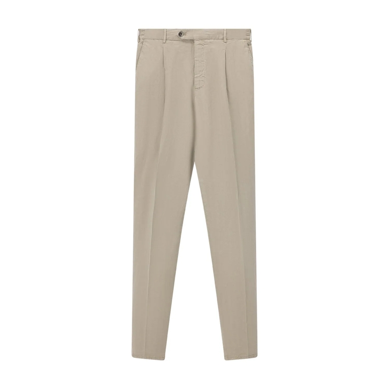 Pt Torino Freizeithose Hose aus Leinenmix braun