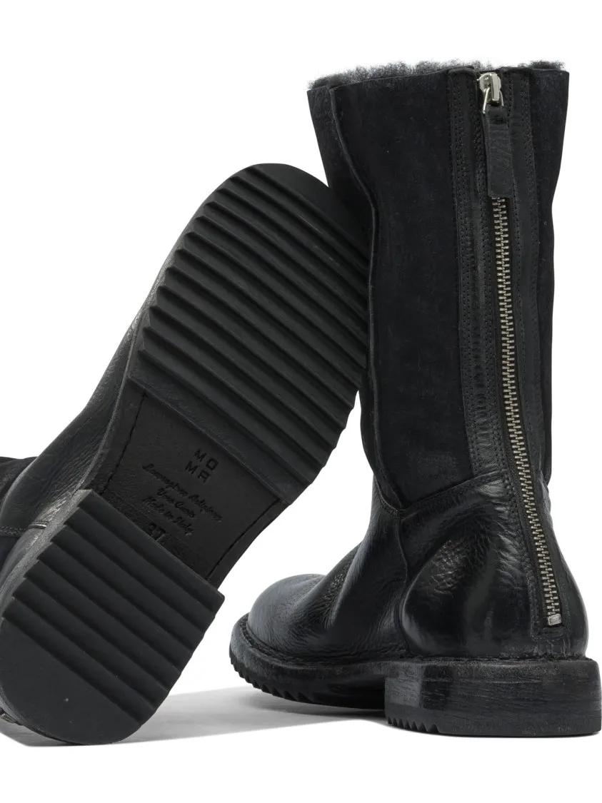 Thumbnail - Moma Stiefel - "Rick" Zippered Ankle Boots - Gr. 37 (EU) - in Schwarz - für Damen