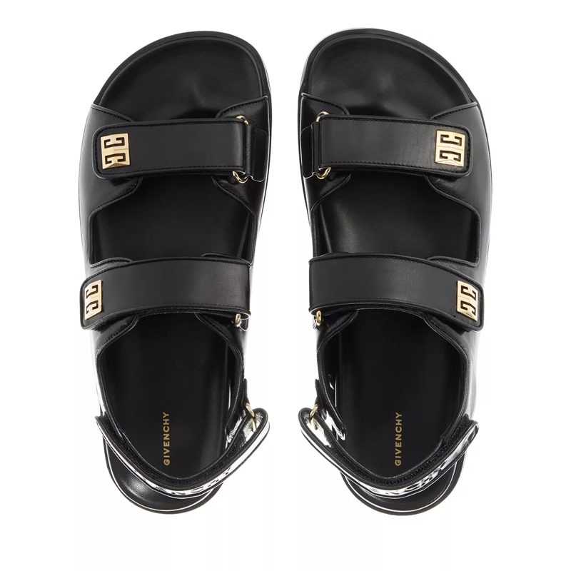 Givenchy Sandalen 4G Strap Flat Sandals Black(Image 4)