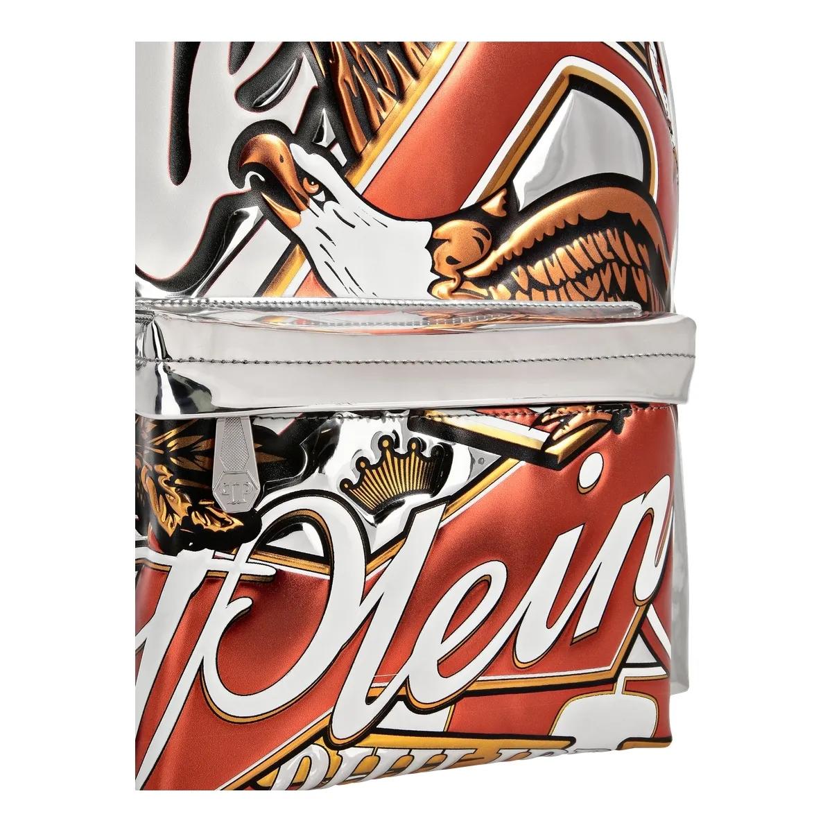 Thumbnail - Philipp Plein Rucksäcke - Embossed Backpack 3D Plein - Gr. unisize - in Rot - für Damen