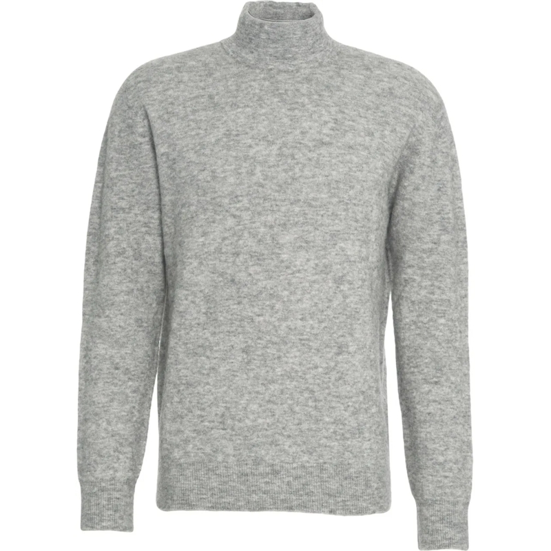 Roberto Collina  Pullover with turtleneck grau