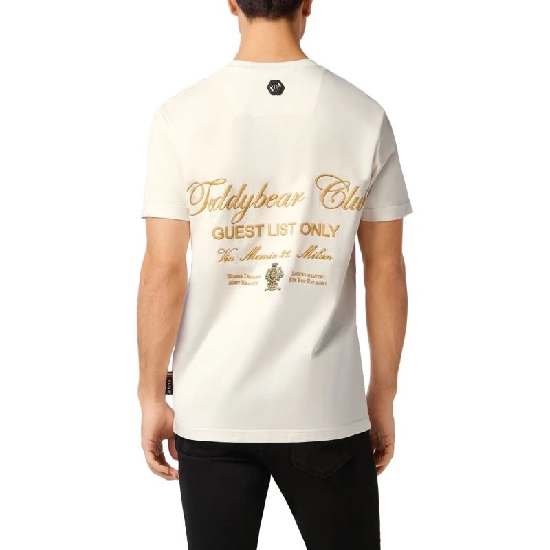 Philipp Plein T-Shirt T-Shirt Rundhalsausschnitt Ss Teddy weiss(Image 2)