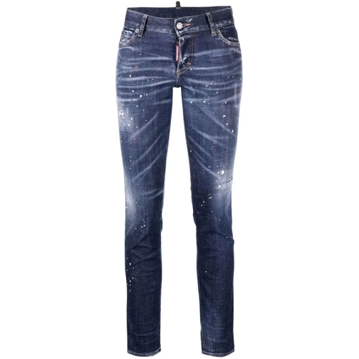 Dsquared2 Broeken pantalone 5 tasche blue blau