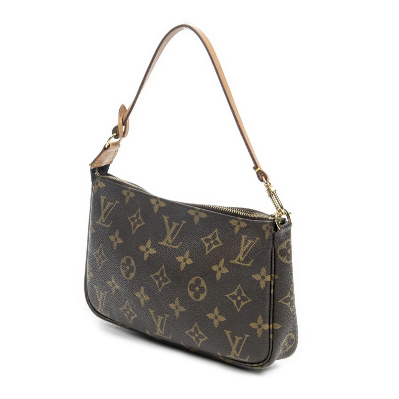 Louis Vuitton Crossbody Bag Accessory Pouch braun