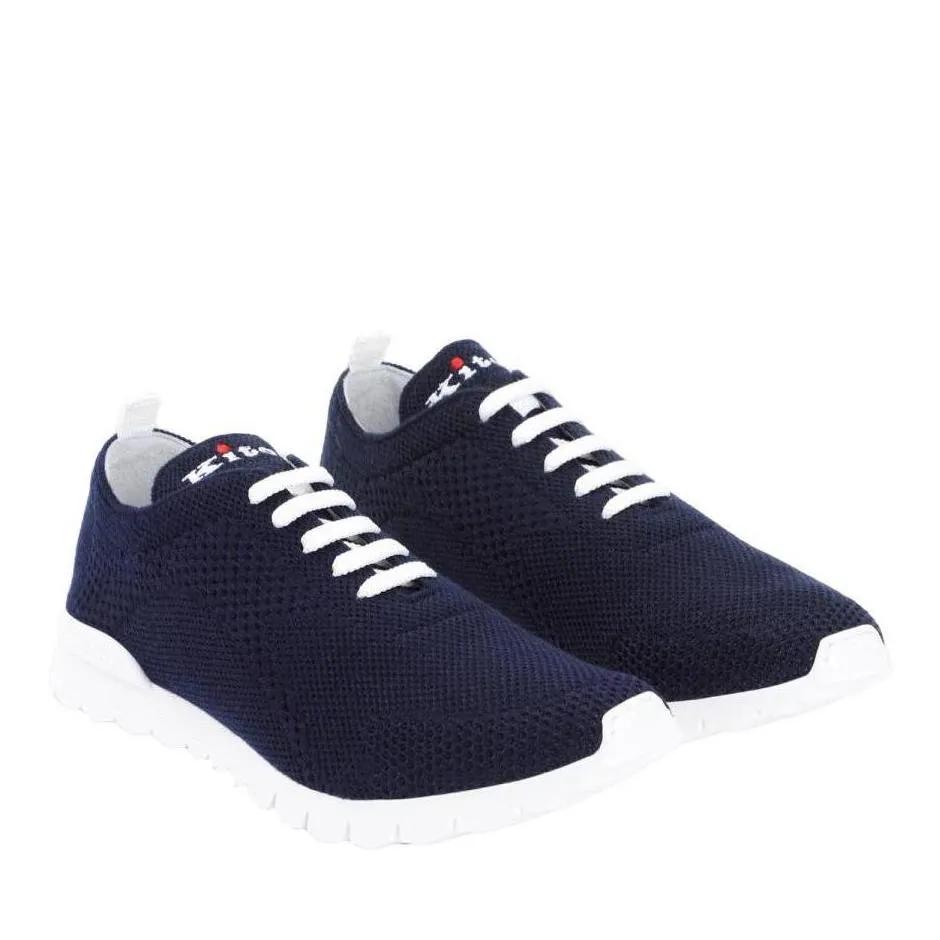 Kiton Low-Top Sneaker - Cashmere Sneakers - Gr. 7 - in Blau - für Damen