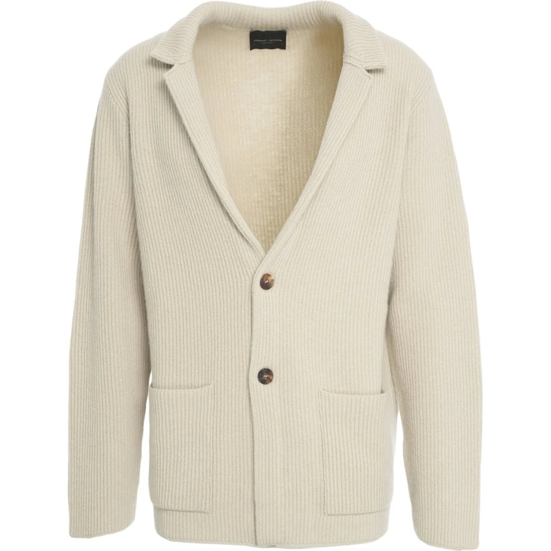 Roberto Collina  Wool cardigan beige