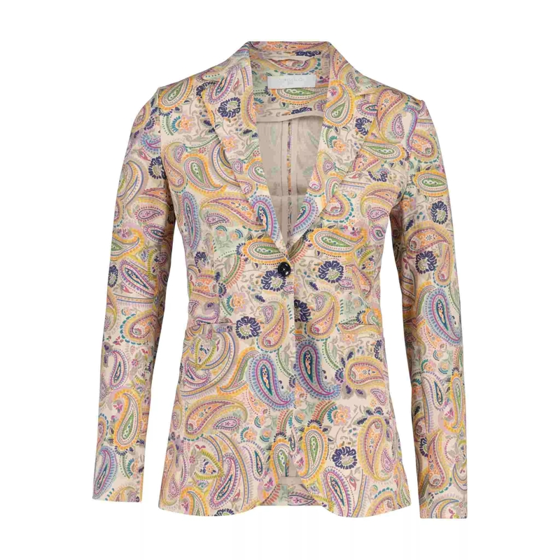 CIRCOLO 1901  Blazer im abstraktem Design 47702395584858 Multicolor