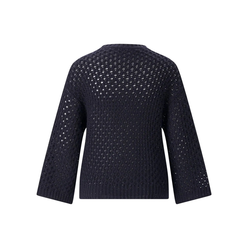 Fabiana Filippi Pullover Pullover mit Pailletten blau(Image 3)