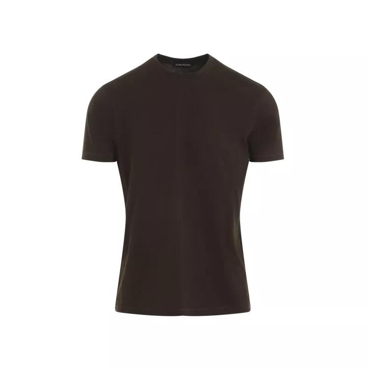 Tom Ford - Viscose Cotton T-Shirt - Größe 48 - brown