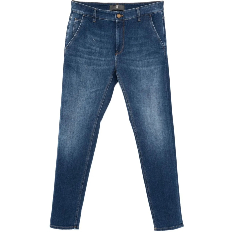 Pt Torino Jeans à jambe droite Jeans Blue blau