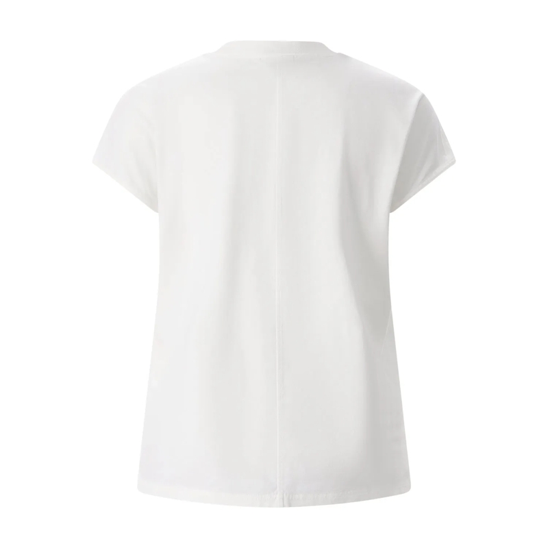 Courrèges Chemisier T-Shirt mit Logo weiß(Image 3)