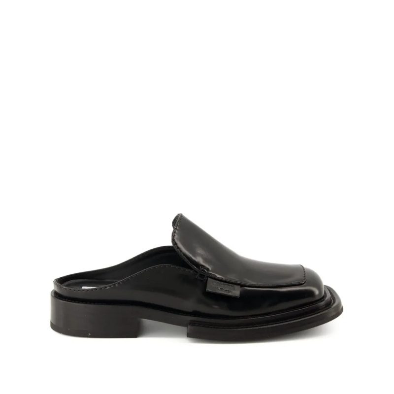 Moschino Sandalen Slip-On Sandals With Round Toe Black