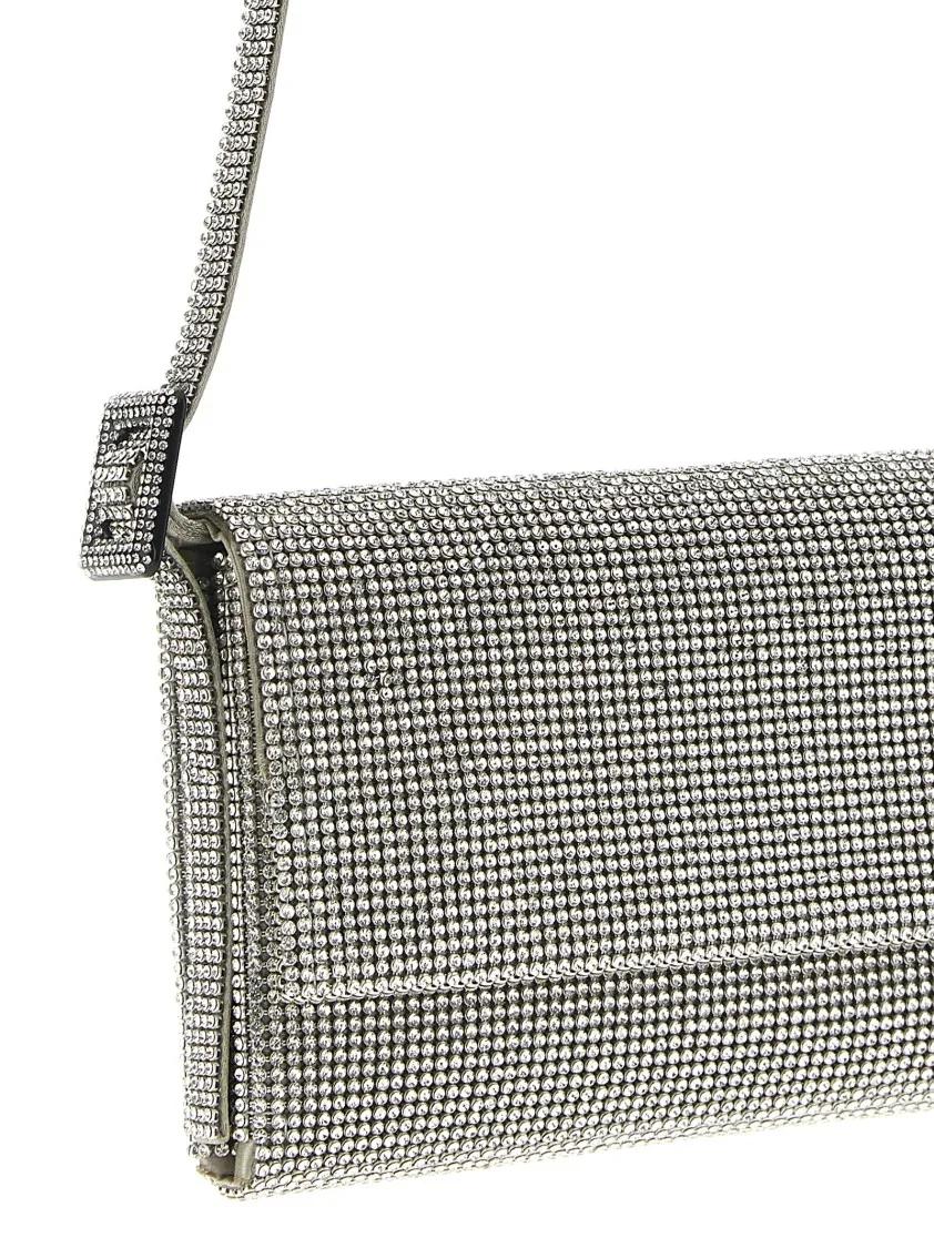 Benedetta Bruzziches Hobo bags 'Vittissima La Grande' Crossbody Bag in grijs