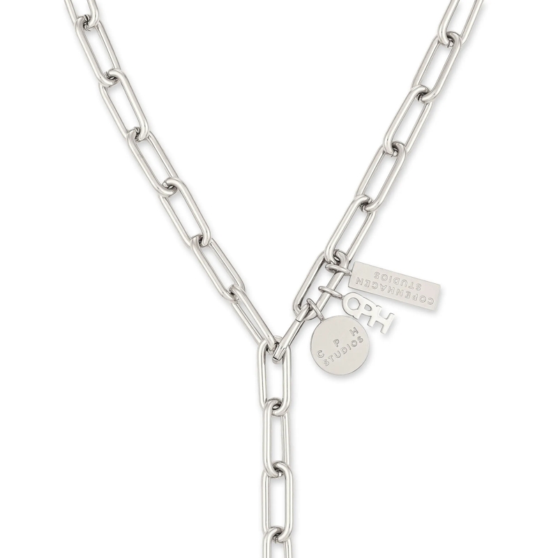 Copenhagen Mittellange Halskette Edelstahl Bold Set silber(Image 3)