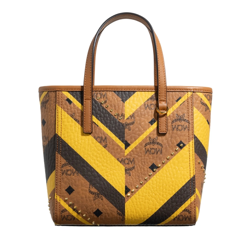 MCM Sac à bandoulière Mcm Toni Shopper Mini Cognac