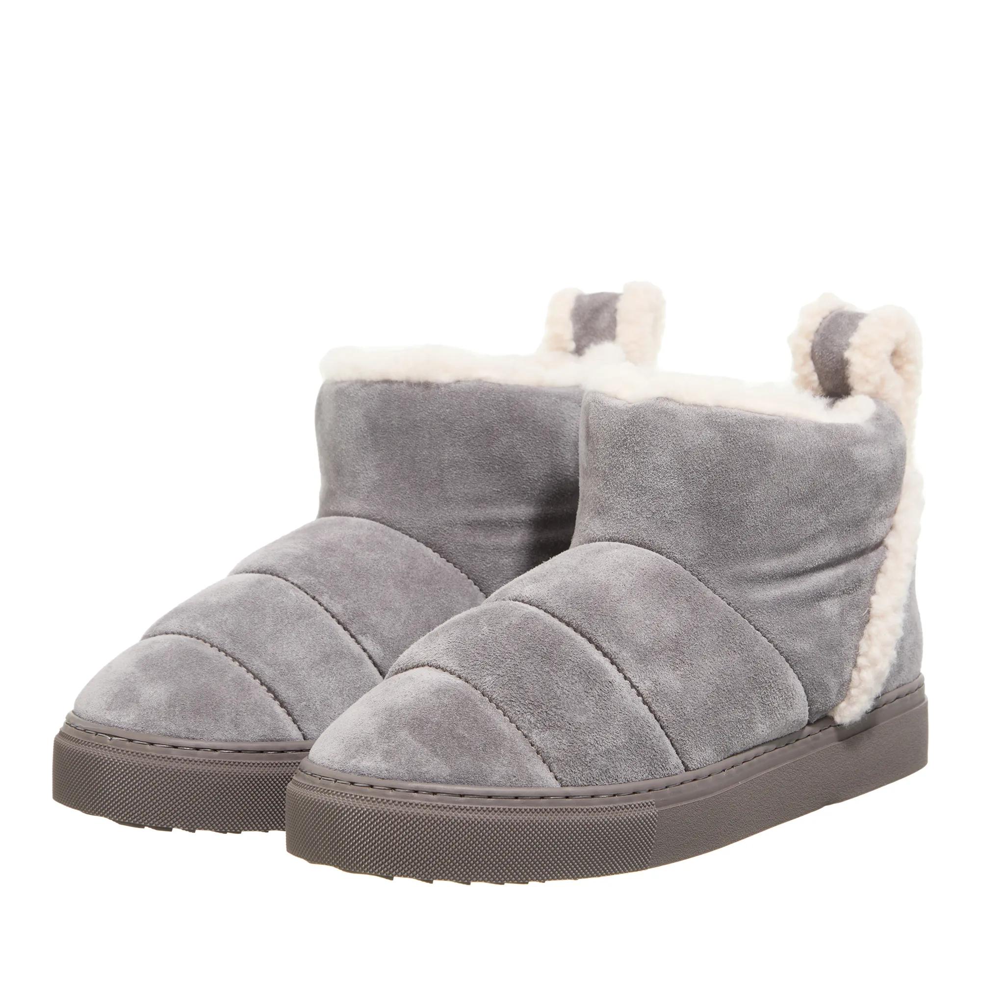 INUIKII Boots & Stiefeletten - Shearling Slipin - Gr. 36 (EU) - in Grau - für Damen