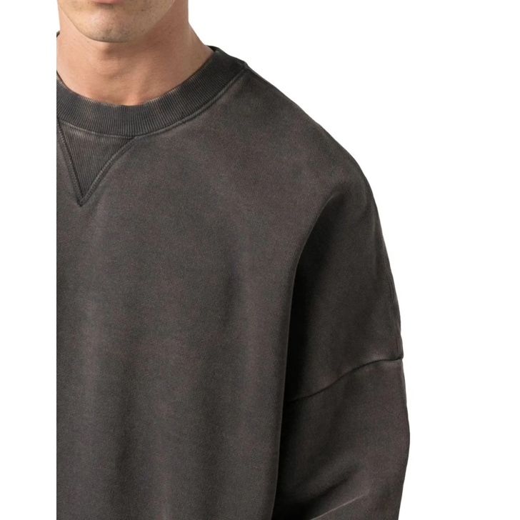 ENTIRE STUDIOS Box Crew Washed Black schwarz