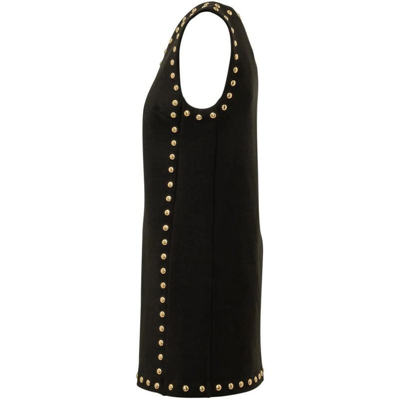 MICHAEL Michael Kors Minikleid Abito Smanicato con Scollo a V e Borchie schwarz(Image 3)